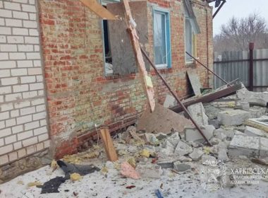 Руйнування внаслідок атаки на Харківщину. Фото ХОВА